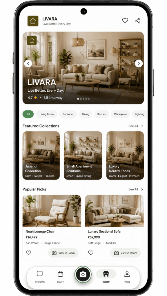 Show Room Page